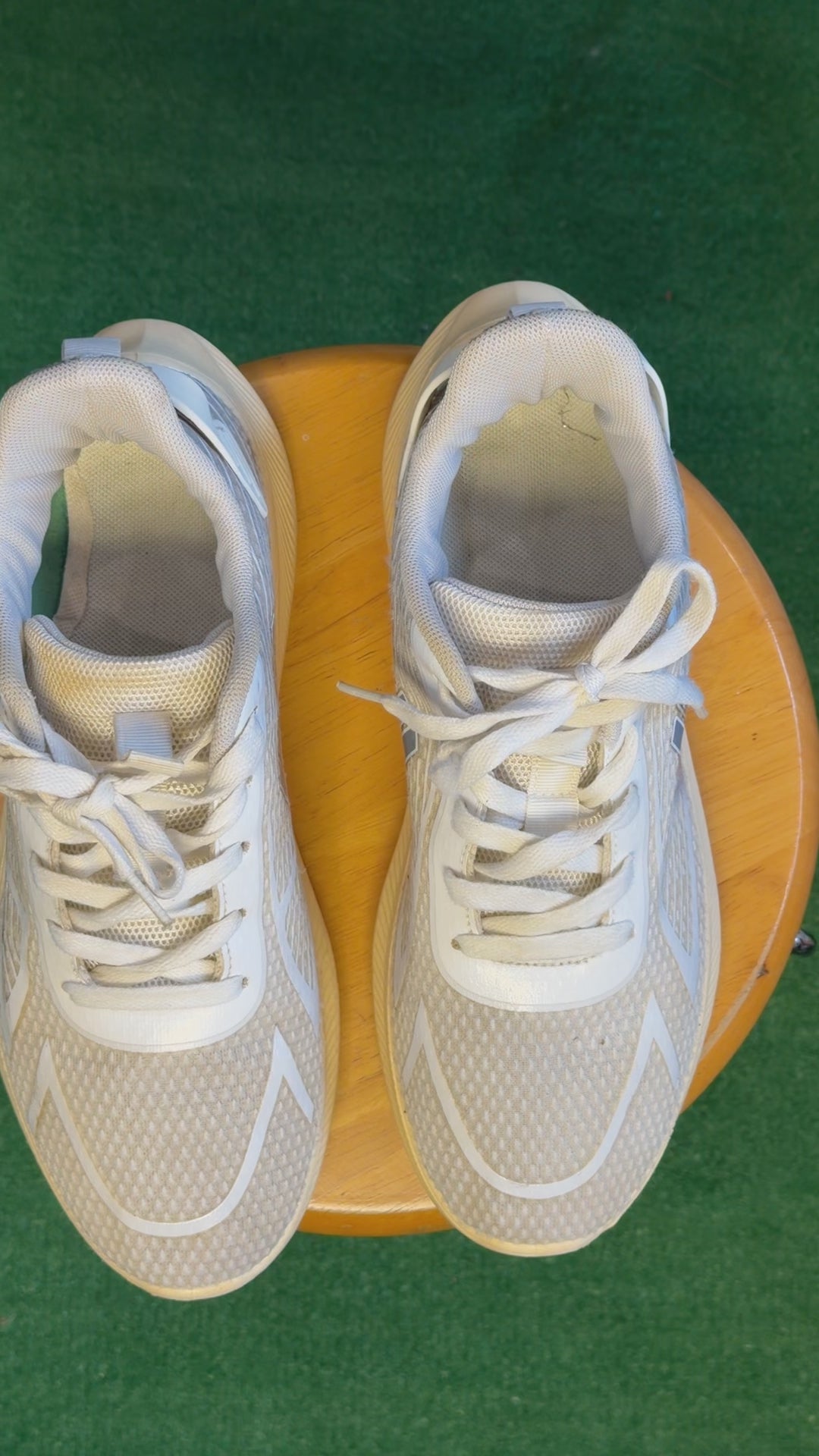 White and Grey Indoor Court Sneaker