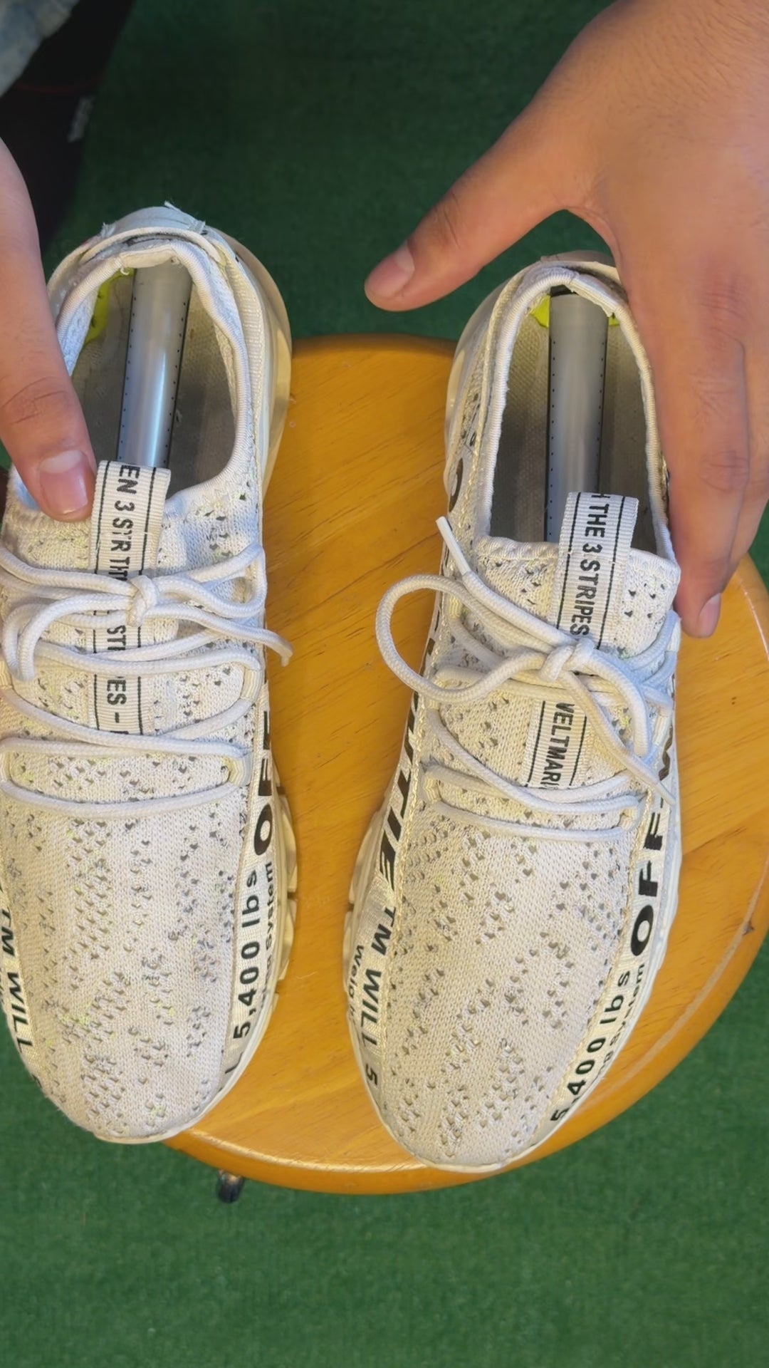 White Knit OFF-WHITE Style Runner